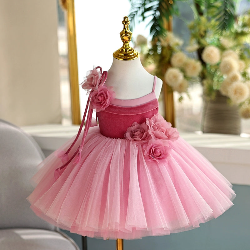 Cute Girl Birthday Dress Flower Girl Wedding Puffy Princess Dress Tunics Occasion special