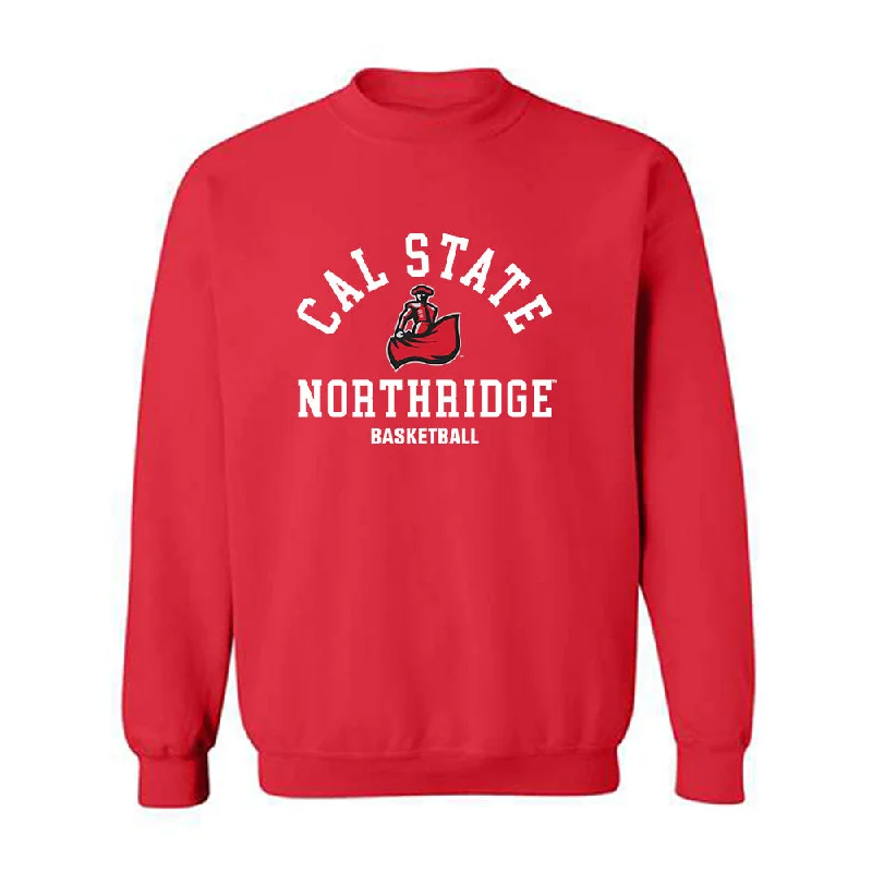 CSUN - NCAA Women's Basketball : Kylie Robertson - Classic Fashion Shersey Crewneck Sweatshirt Hoodie with Contrast Stitching Detailed Premium