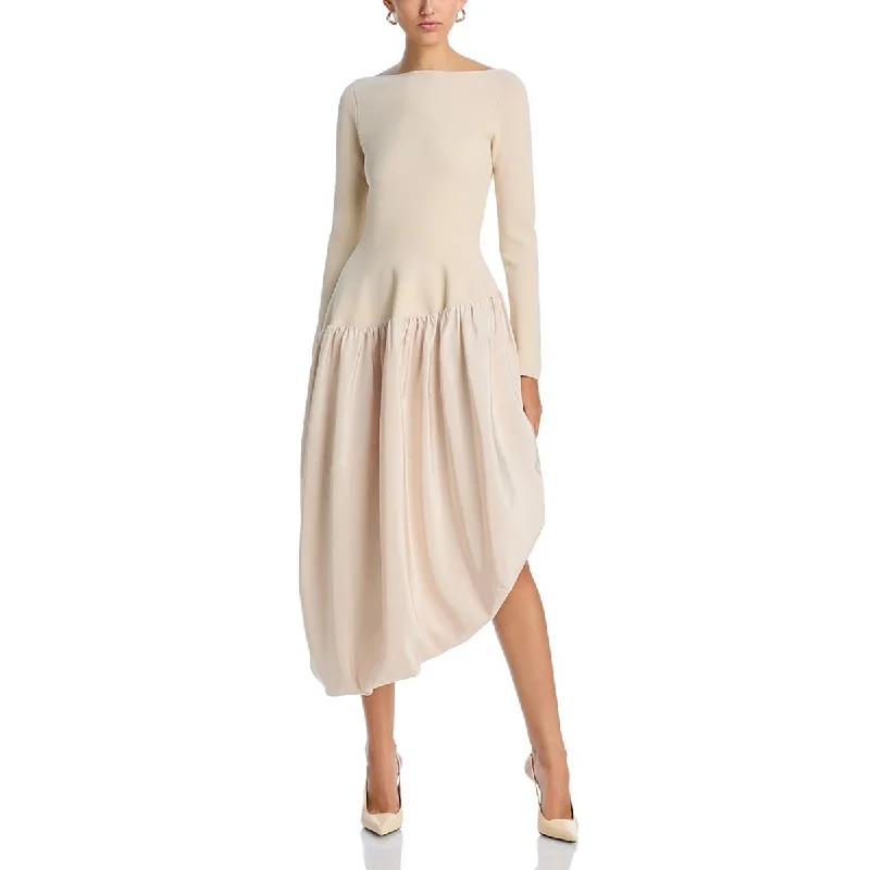 Womens Viscose Fit & Flare Dress Tunics Hiking breathable