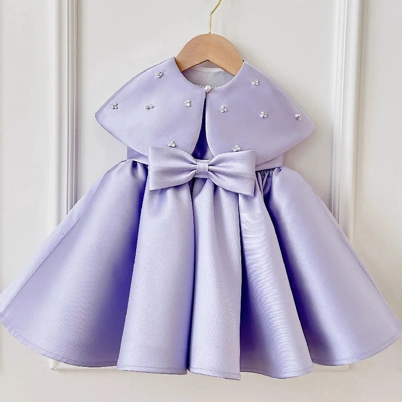 Girl Formal Dresses Girls Purple Birthday Dresses Tunics Evening elegant