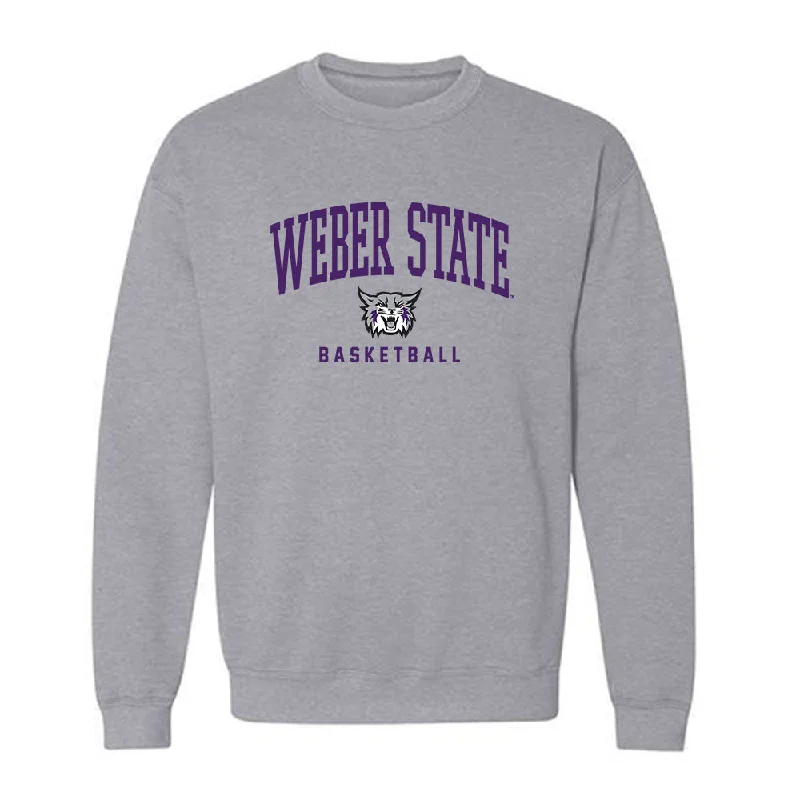 Weber - NCAA Women's Basketball : Dakota Nap - Classic Shersey Crewneck Sweatshirt Hoodie with Set-In Sleeves Structured Classic