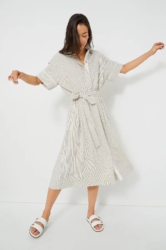 Natural Stripe Kate Dress Tunics Running lightweight