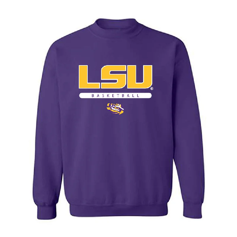 LSU - NCAA Women's Basketball : Mikaylah Williams - Classic Shersey Crewneck Sweatshirt Hoodie with Hidden Zipper Minimalist Clean