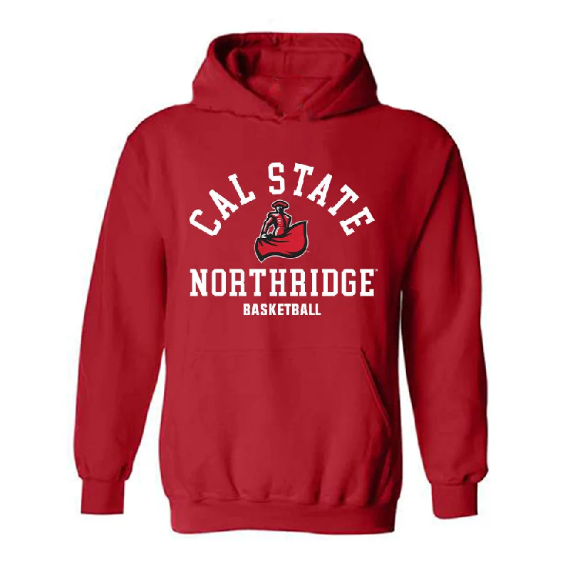 CSUN - NCAA Women's Basketball : Kylie Robertson - Classic Fashion Shersey Hooded Sweatshirt Hoodie with Slim Fit Tailored Modern