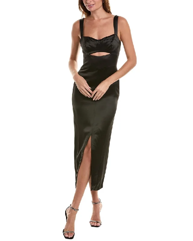 Nicholas Womens  Gia Dress, 12, Black Tunics Chic fashionable