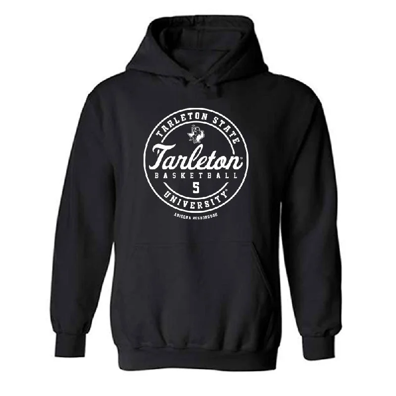 Tarleton State - NCAA Women's Basketball : Arieona Rosborough - Classic Fashion Shersey Hooded Sweatshirt Cotton Hoodie Fleece Lining Warmth Tarleton State - NCAA Women's Basketball : Arieona Rosborough - Classic Fashion Shersey Hooded Sweatshirt Cotton Hoodie Fleece Lining Warmth