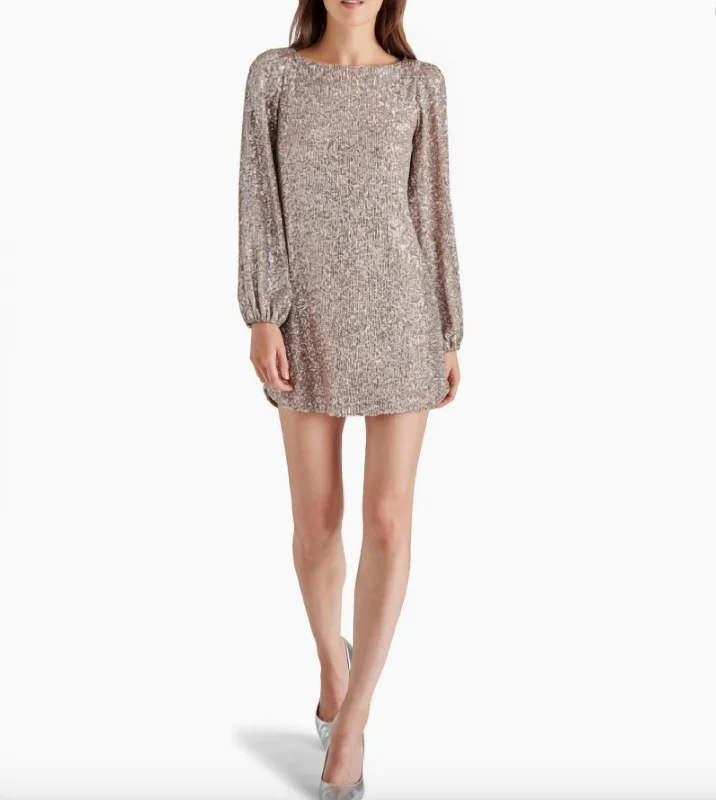Delorean Dress In Silver Tunics Recommended stylist