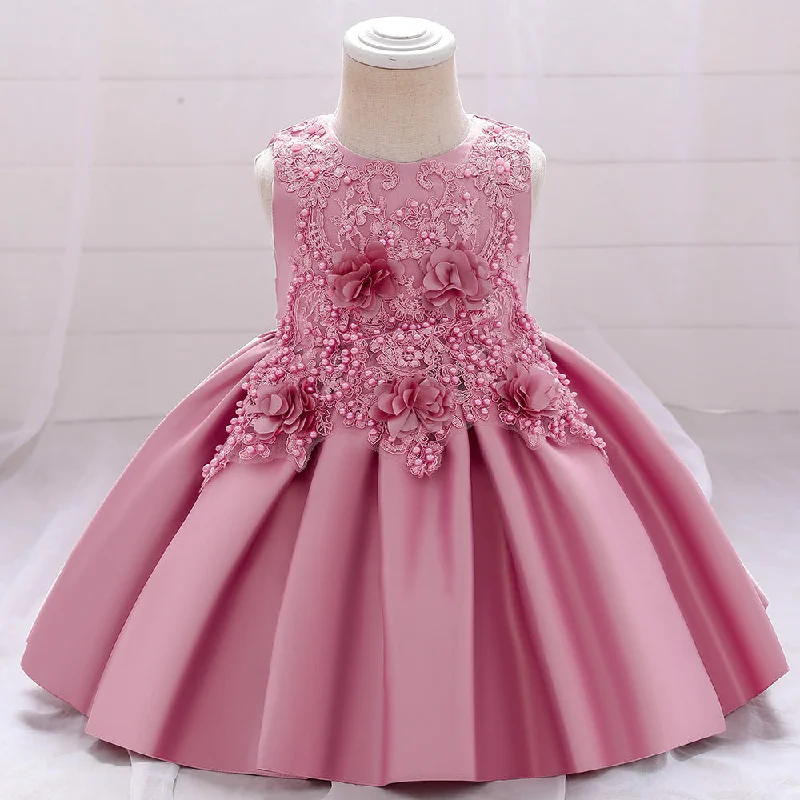Baby Girl Birthday Party Dress Easter Dress Toddler Embroidered Texture Sleeveless Princess Dress Tunics Exclusive limited Baby Girl Birthday Party Dress Easter Dress Toddler Embroidered Texture Sleeveless Princess Dress Tunics Exclusive limited