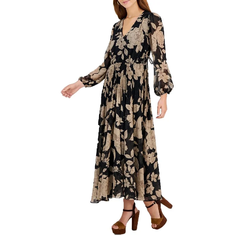 Womens Printed Seamed Casual Dress Tunics Canvas sturdy