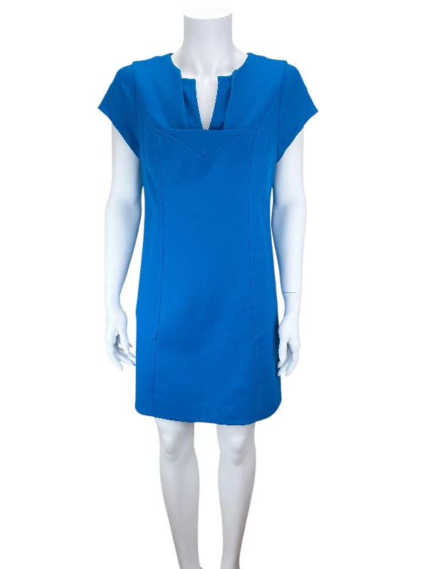 Diane von Furstenberg Women's Valda Wool Jersey Dress Deep Turquoise Size 10 Tunics Sophisticated sleek Diane von Furstenberg Women's Valda Wool Jersey Dress Deep Turquoise Size 10 Tunics Sophisticated sleek