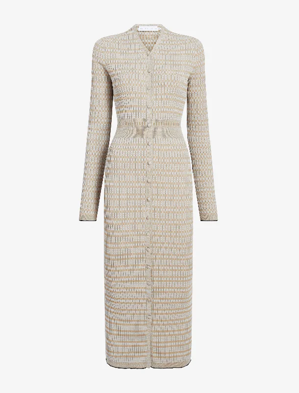 Ivanna Dress in Micro Check Tunics Summer linen