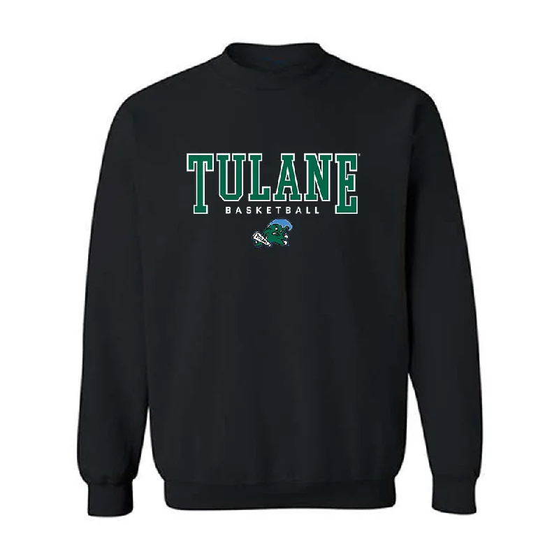 Tulane - NCAA Women's Basketball : Kianni Westbrook - Crewneck Sweatshirt Hoodie with Button Placket Classic Preppy Tulane - NCAA Women's Basketball : Kianni Westbrook - Crewneck Sweatshirt Hoodie with Button Placket Classic Preppy
