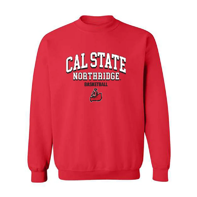 CSUN - NCAA Women's Basketball : Kylie Robertson - Classic Shersey Crewneck Sweatshirt Hoodie with Frayed Bohemian Relaxed