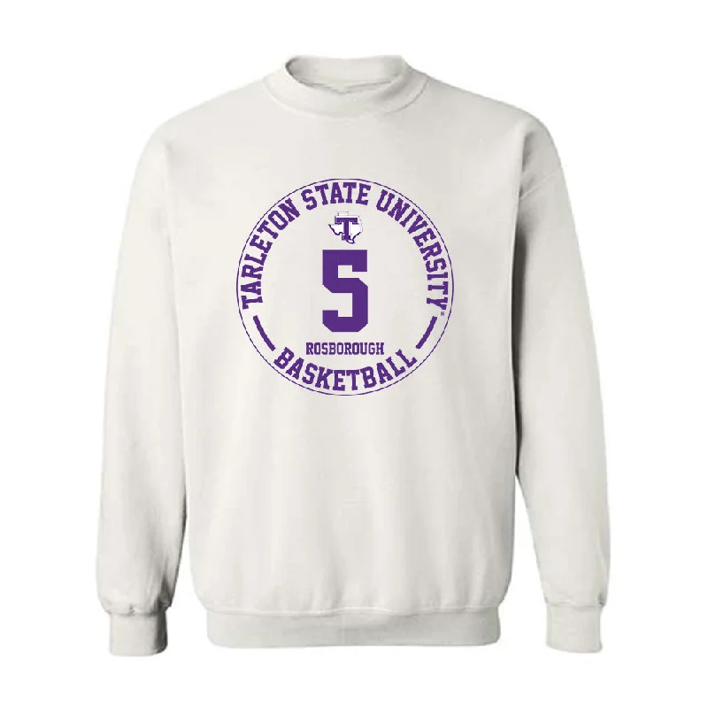 Tarleton State - NCAA Women's Basketball : Arieona Rosborough - Classic Fashion Shersey Crewneck Sweatshirt Hoodie with Zipper Versatile Modern