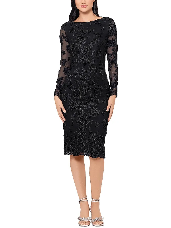 Womens Floral Embroidered Cocktail And Party Dress Tunics Travel practical