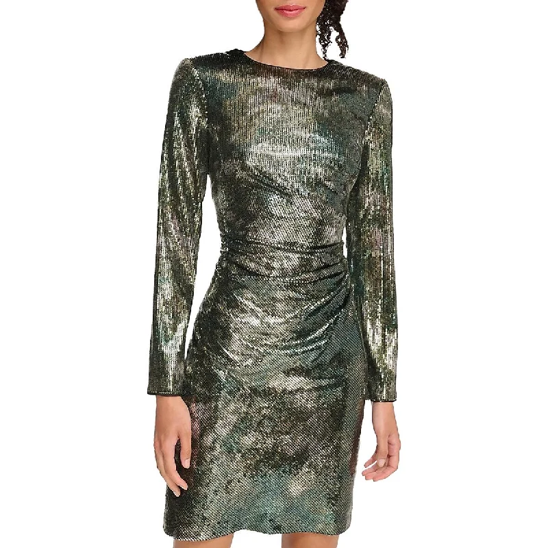 Womens Sequin Mini Cocktail And Party Dress Tunics Essential wardrobe