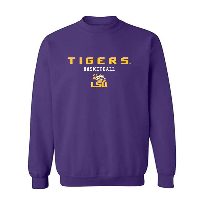 LSU - NCAA Women's Basketball : Mikaylah Williams - Classic Shersey Crewneck Sweatshirt Hoodie with Magnetic Closure Innovative Modern