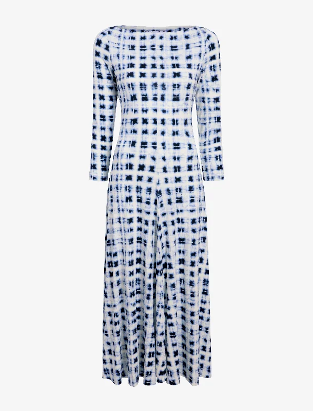 Jen Dress in Printed Jersey Tunics Plaid country