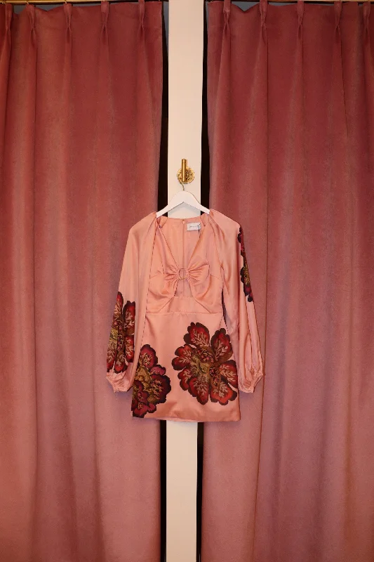 Significant Other Roise Mini Dress Cozy Cowl Neck Mini Dress