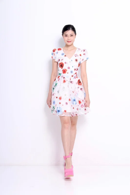 Dolce Aline Mini Dress Classic White Mini Dress