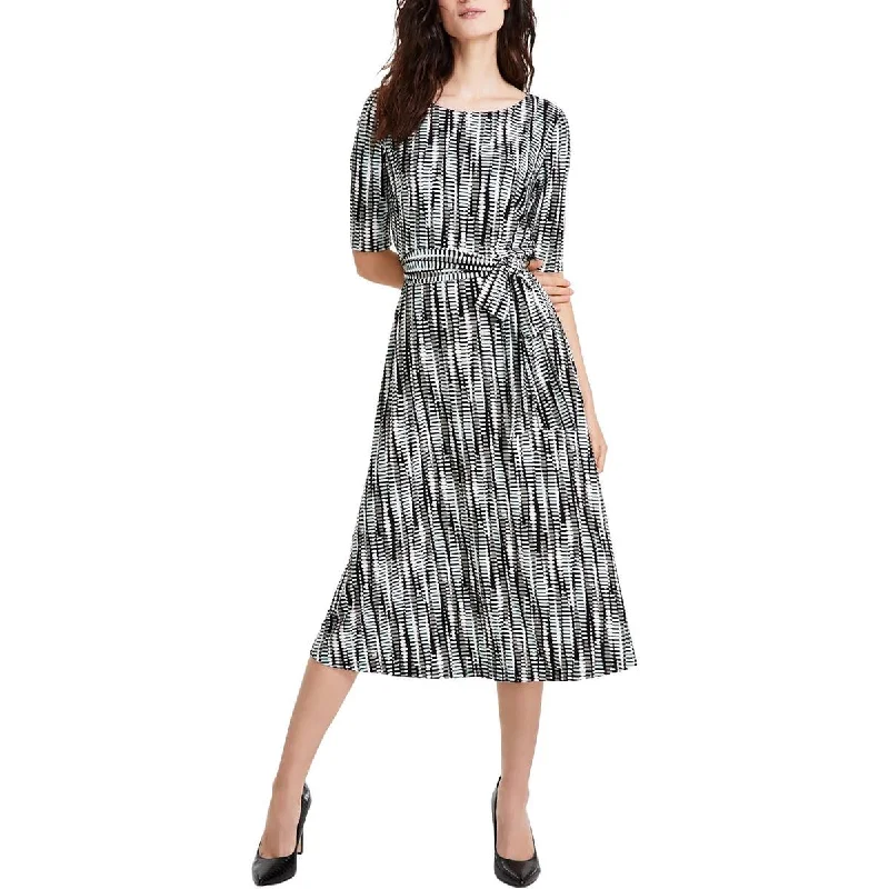 Womens Printed Polyester Sheath Dress Maxi Flowy Bohemian