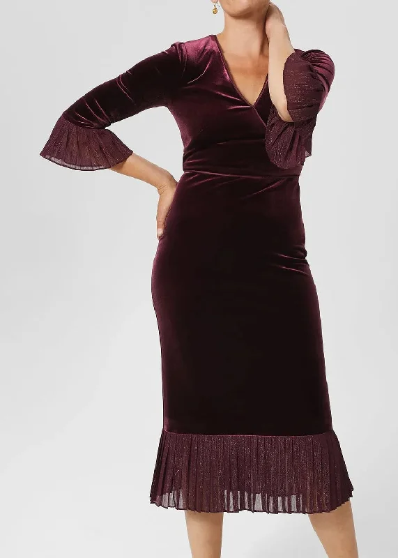 Melodie Dress 0222/5839/9045l00 Mulberry-Purple Tunics Trendy modern