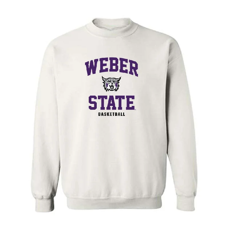 Weber - NCAA Women's Basketball : Dakota Nap - Classic Shersey Crewneck Sweatshirt Hoodie with Batwing Sleeves Loose Dramatic