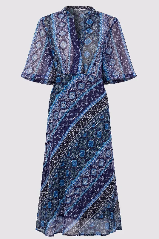 Dress Elia Dzr84z147 Indigo Tunics Lace romantic