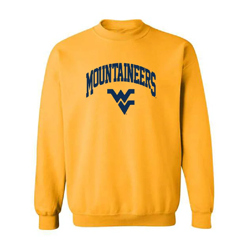 West Virginia - NCAA Women's Basketball : Tirzah Moore - Fashion Shersey Crewneck Sweatshirt Hoodie with Frayed Bohemian Relaxed West Virginia - NCAA Women's Basketball : Tirzah Moore - Fashion Shersey Crewneck Sweatshirt Hoodie with Frayed Bohemian Relaxed