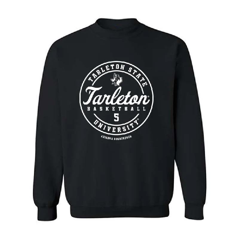 Tarleton State - NCAA Women's Basketball : Arieona Rosborough - Classic Fashion Shersey Crewneck Sweatshirt Hoodie with Rhinestones Sparkly Elegant
