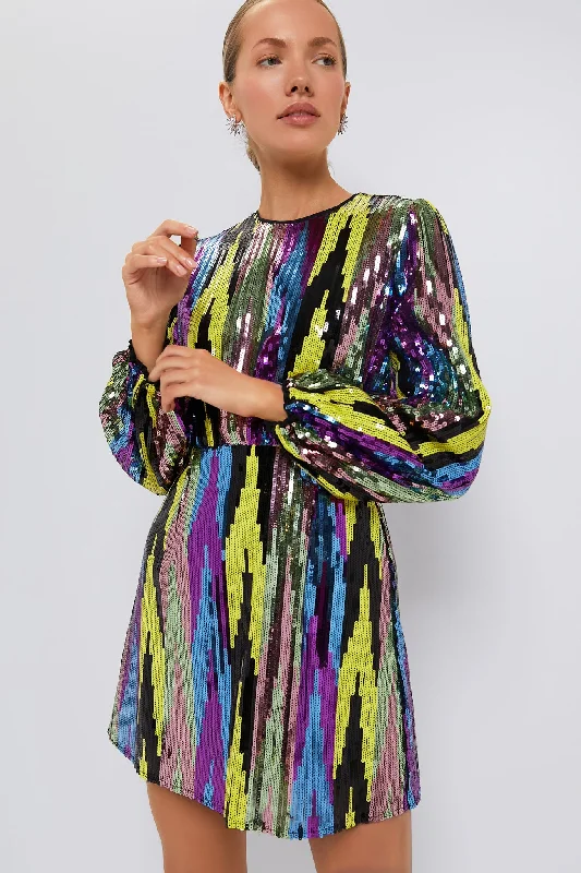 Multi Sequin Lola Dress Tunics Prom sequined