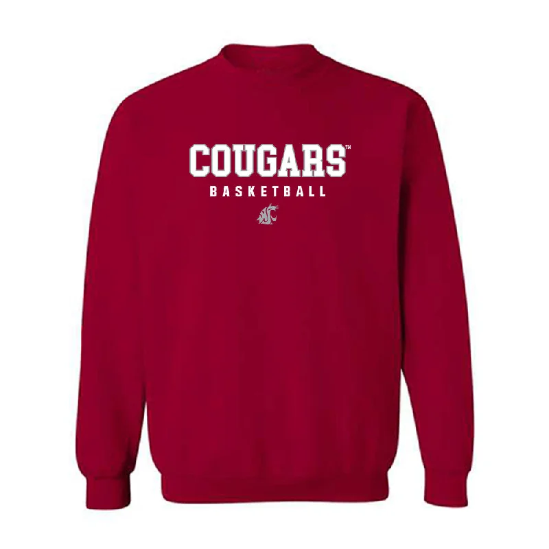 WSU - NCAA Women's Basketball : Charlotte Abraham - Classic Shersey Crewneck Sweatshirt Hoodie with Typography Text Message