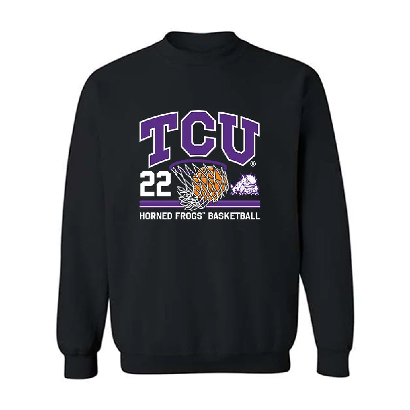 TCU - NCAA Women's Basketball : Maddie Scherr - Sports Shersey Crewneck Sweatshirt Hoodie with Logo Branding Identity