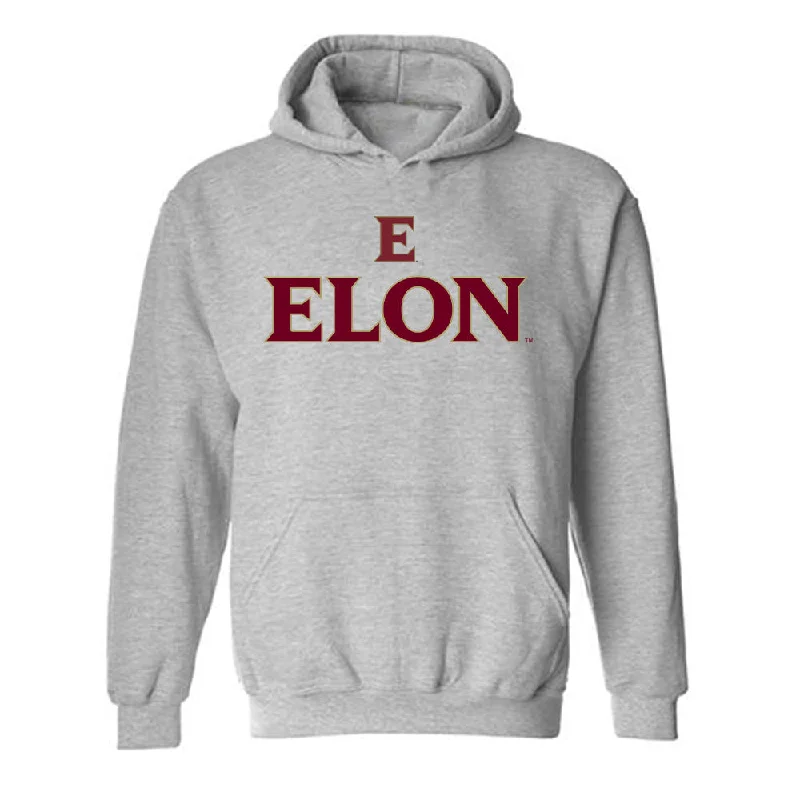 Elon - NCAA Women's Basketball : Hannah Dereje - Classic Fashion Shersey Hooded Sweatshirt Hoodie with Monochrome Minimalist Simple Elon - NCAA Women's Basketball : Hannah Dereje - Classic Fashion Shersey Hooded Sweatshirt Hoodie with Monochrome Minimalist Simple