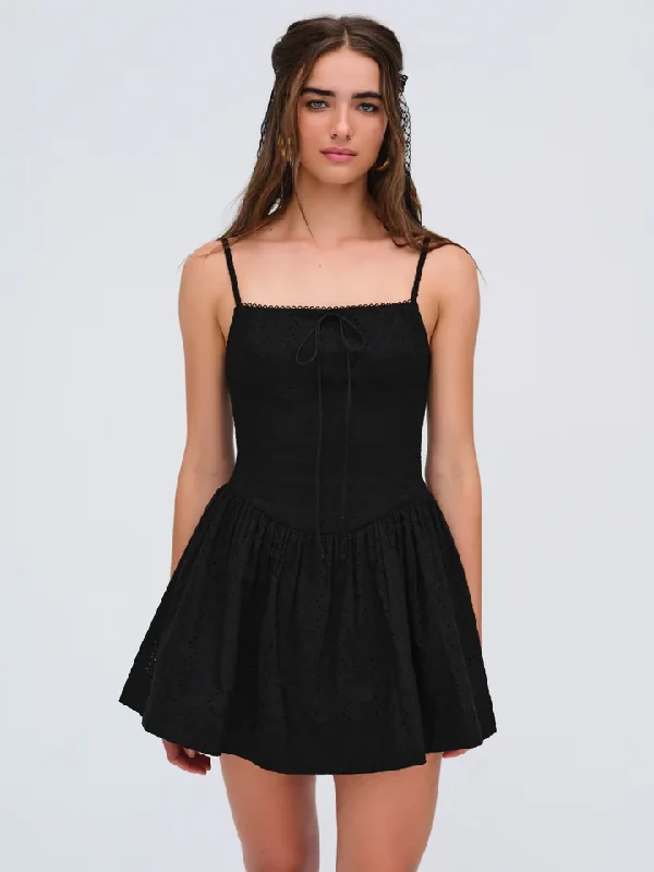 For Love & Lemons Beau Mini Dress Chic Puff Sleeve Mini Dress