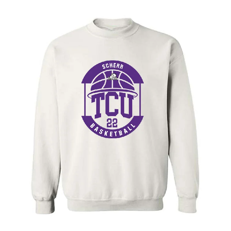 TCU - NCAA Women's Basketball : Maddie Scherr - Classic Fashion Shersey Crewneck Sweatshirt Hoodie with Print Artistic Unique