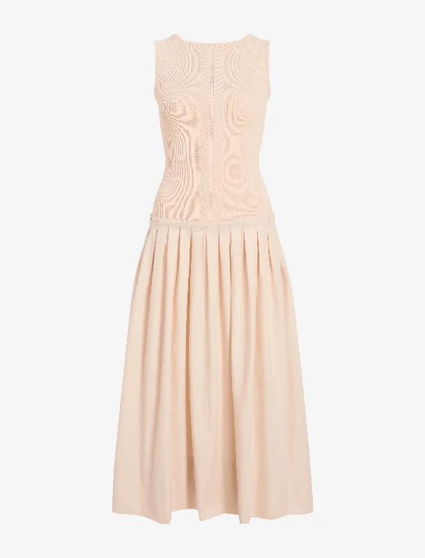 Tori Knit Dress in Brushed Poplin Tunics Timeless classic