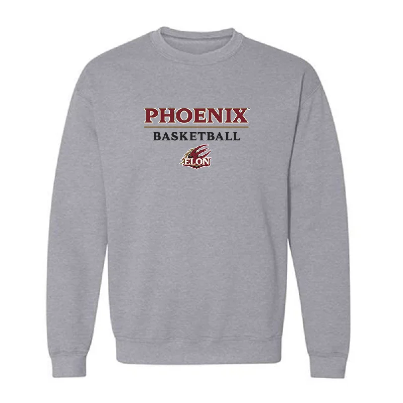 Elon - NCAA Women's Basketball : Hannah Dereje - Classic Shersey Crewneck Sweatshirt Hoodie with Distressed Vintage Worn Elon - NCAA Women's Basketball : Hannah Dereje - Classic Shersey Crewneck Sweatshirt Hoodie with Distressed Vintage Worn