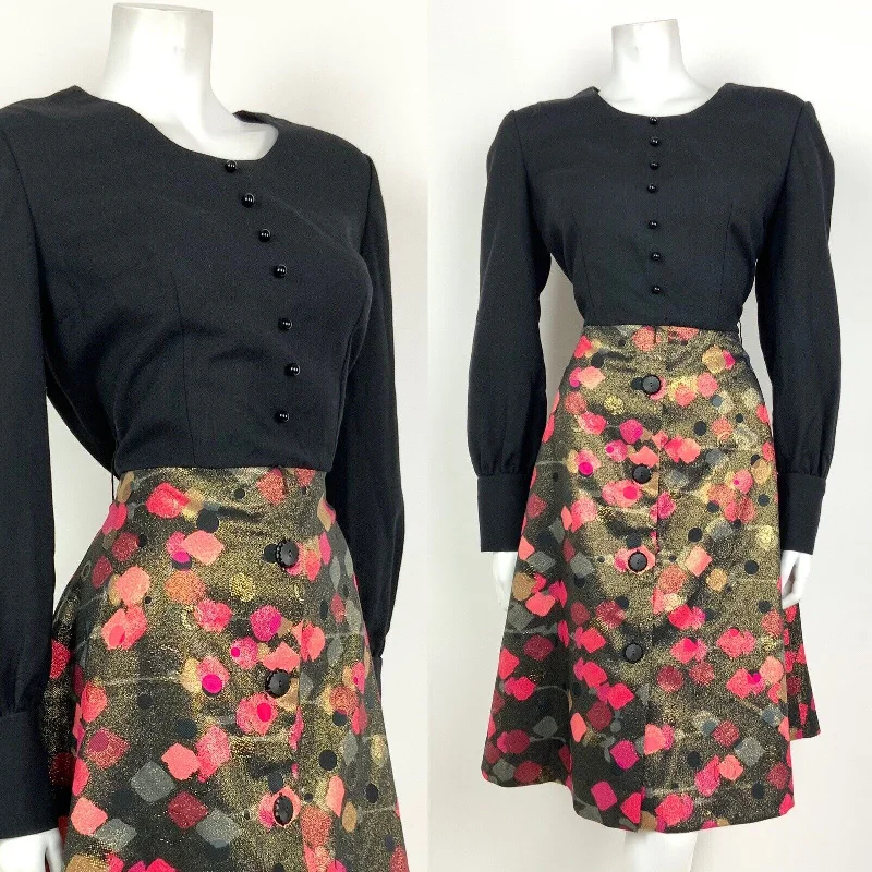VTG 60s 70s BLACK RED PINK GREY FLORAL GOLD GLITTER LUREX DISCO PARTY DRESS 14 Tunics Gym athletic VTG 60s 70s BLACK RED PINK GREY FLORAL GOLD GLITTER LUREX DISCO PARTY DRESS 14 Tunics Gym athletic