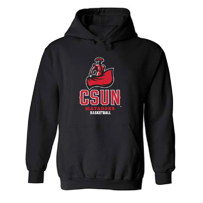 CSUN - NCAA Women's Basketball : Kylie Robertson - Classic Shersey Hooded Sweatshirt Hoodie with Raw Hem Edgy Unfinished