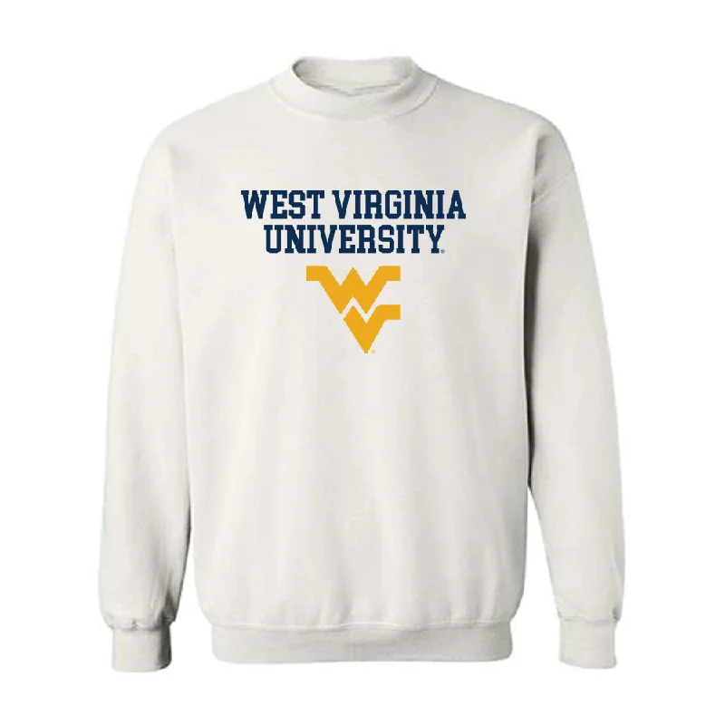 West Virginia - NCAA Women's Basketball : Tirzah Moore - Classic Shersey Crewneck Sweatshirt Hoodie with Set-In Sleeves Structured Classic West Virginia - NCAA Women's Basketball : Tirzah Moore - Classic Shersey Crewneck Sweatshirt Hoodie with Set-In Sleeves Structured Classic