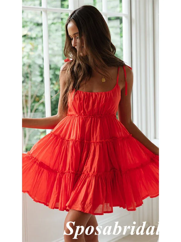 Sweety Chiffon Spaghetti Straps A-Line Mini Dresses/ Homecoming Dresses, PD3561 Trendy Tie-Dye Mini Dress Sweety Chiffon Spaghetti Straps A-Line Mini Dresses/ Homecoming Dresses, PD3561 Trendy Tie-Dye Mini Dress