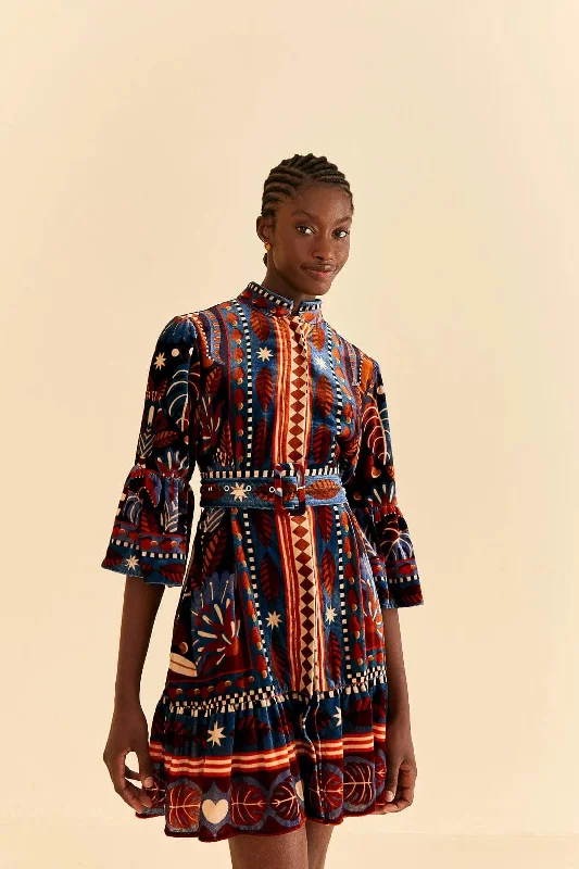 Dress Nature Beauty B 312200 Nature-Beauty-Blue Tunics Chic fashionable