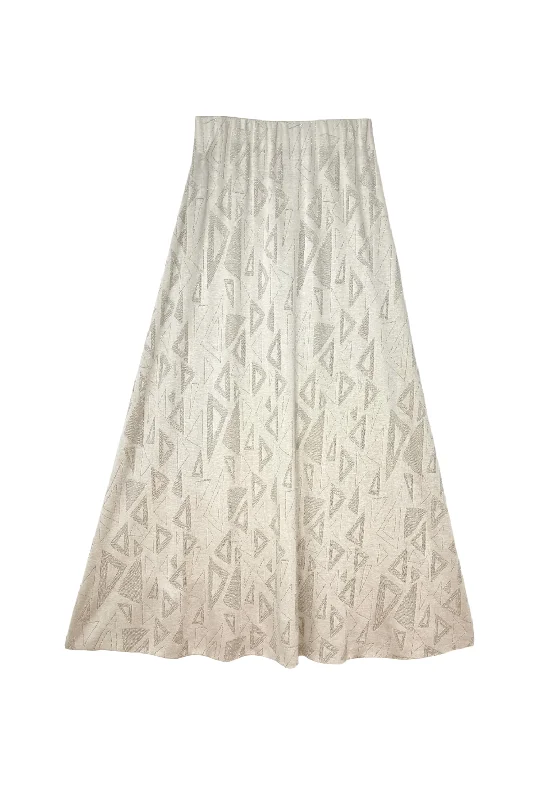 Buru x Tori Mellott Leland Skirt - Shimmer Knit chiffon skirt lightweight