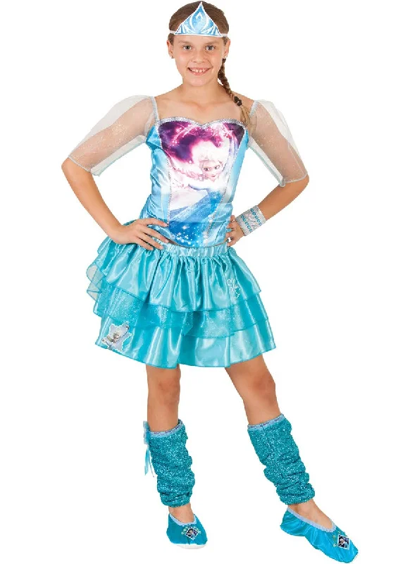 Disney Frozen Girls Light Blue Elsa Tutu Skirt chiffon skirt airy