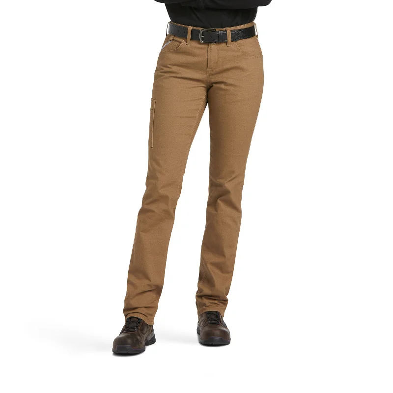 Ariat® Ladies Rebar DuraStretch Made Tough Field Khaki Pant 10039150 Formal Stretch Pants