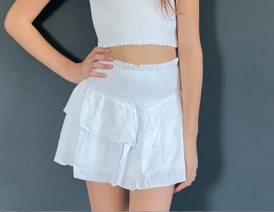 KatieJ JUNIOR Brooke Skirt button skirt front