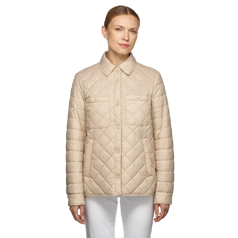 Geox W Amabel Shirt Jacket Print Jacket Jacquard Jacket Embroidered Jacket
