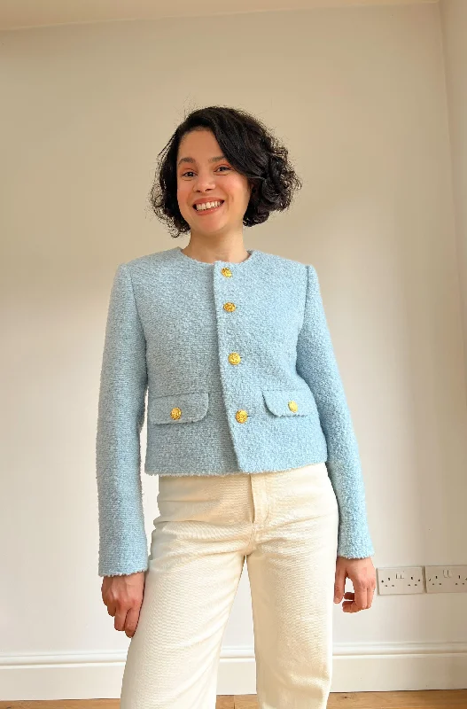 Bella Loves Patterns Freddie Jacket Satin Jacket Silk Jacket Chiffon Jacket