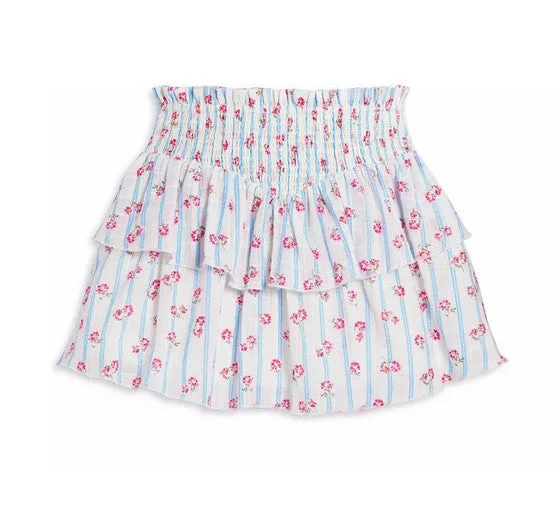 KatieJ Junior - Brooke Skirt - PETUNIA STRIPE lace skirt feminine